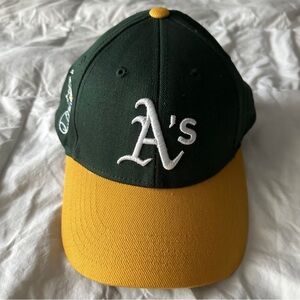 Oakland Athletics Stomper Embroidered Logo Strap Back Baseball Hat NWT